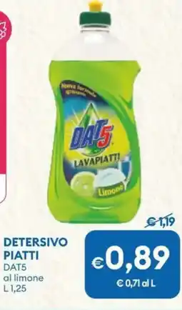 MD Discount Detersivo piatti dat5 al limone offerta