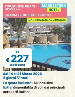 MD Discount Turquoise beach hotel sharm el-sheikh - egitto offerta