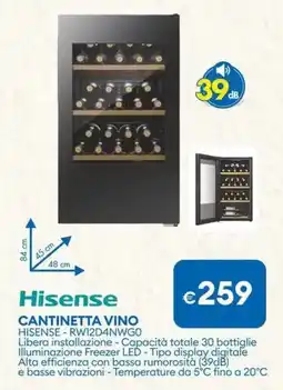 MD Discount CANTINETTA VINO HISENSE-RW12D4NWGO offerta