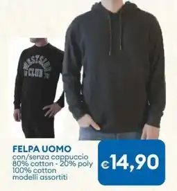 MD Discount Felpa uomo offerta