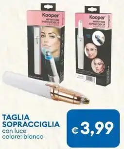 MD Discount Taglia sopracciglia con luce offerta