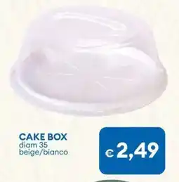 MD Discount Cake box diam 35 beige/bianco offerta