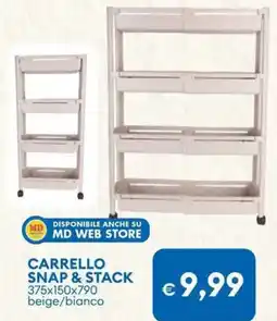 MD Discount Carrello snap & stack offerta