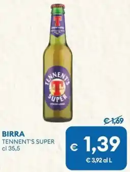 MD Discount Birra TENNENT'S SUPER offerta