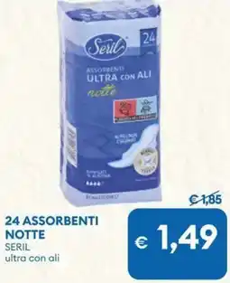 MD Discount 24 assorbenti notte SERIL offerta