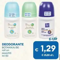 MD Discount Deodorante BOTANIKA/BE offerta