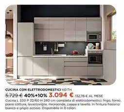 Ricci Casa Cucina con elettrodomestici keith offerta