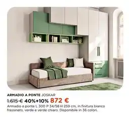 Ricci Casa Armadio a ponte joskar offerta