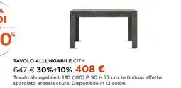 Ricci Casa Tavolo allungabile city offerta