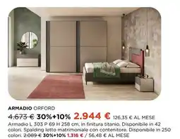Ricci Casa Armadio orford offerta