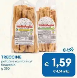 MD Discount TRECCINE patate e rosmarino/ finocchio offerta