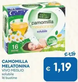 MD Discount Camomilla melatonina VIVO MEGLIO offerta