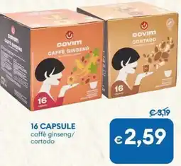 MD Discount 16 CAPSULE caffè ginseng/ cortado offerta