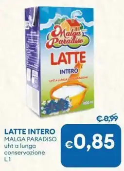 MD Discount Latte intero MALGA PARADISO offerta