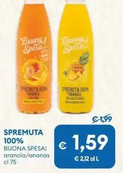 MD Discount Spremuta 100% BUONA SPESA! offerta