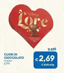 MD Discount La suissa cuori di cioccolato offerta