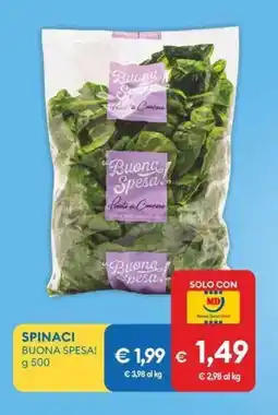 MD Discount Spinaci BUONA SPESA! offerta