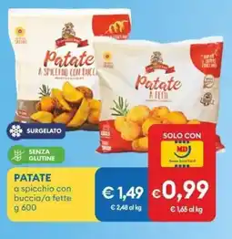 MD Discount Patate a spicchio con buccia/a fette offerta