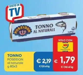 Tonno POSEIDON al naturale