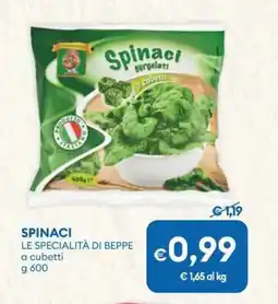 MD Discount Spinaci LE SPECIALITÀ DI BEPPE offerta