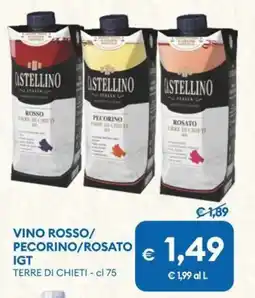MD Discount Vino rosso/ pecorino/rosato IGT TERRE DI CHIETI offerta