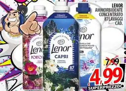 Il Genio Supermercato Lenor ammorbidente concentrato offerta