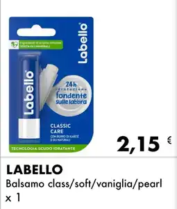 Iper Tosano LABELLO Balsamo class/soft/vaniglia/pearl offerta