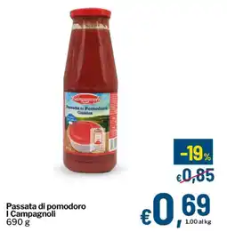 Qui Discount Passata di pomodoro I Campagnoli offerta