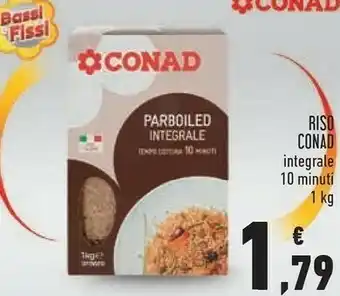 Conad Superstore Conad - riso parboiled integrale 1000 g(ml) offerta