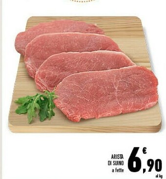 Conad City Arista di suino a fette offerta