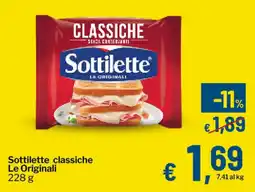 Qui Discount Sottilette classiche Le Originali offerta