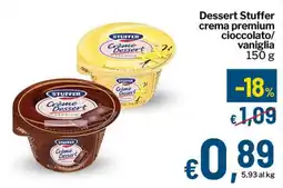 Qui Discount Dessert Stuffer crema premium cioccolato/ vaniglia offerta
