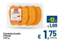 Qui Discount Cotolette di pollo I Panati offerta