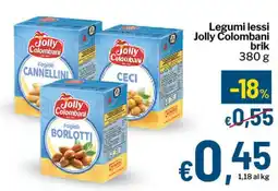 Qui Discount Legumi lessi Jolly Colombani brik offerta