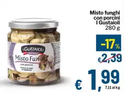 Qui Discount Misto funghi con porcini I Gustaioli offerta