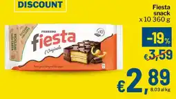 Qui Discount Fiesta snack offerta