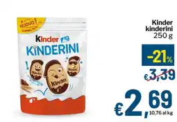 Qui Discount Kinder kinderini offerta