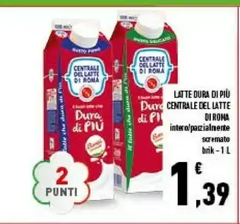 Conad Superstore Centrale del latte di roma - latte parzialmente scremato 1000 g(ml) offerta
