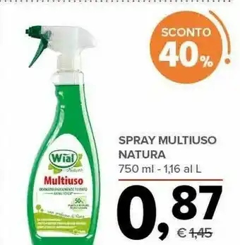 Todis Natura spray multiuso offerta