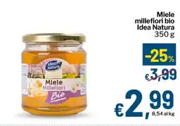 Qui Discount Miele millefiori bio Idea Natura offerta