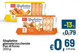 Qui Discount Sfogliatine glassate/zuccherate Fior di Forno offerta