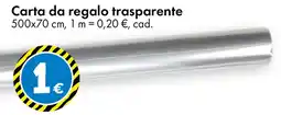 Tedi Carta da regalo trasparente offerta