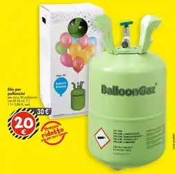 Tedi Elio per palloncini offerta