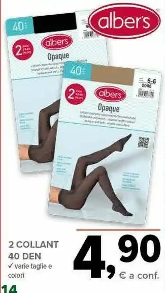 2 collant 40 den