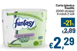 Qui Discount Carta igienica freelife offerta