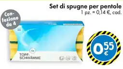 Tedi Set di spugne per pentole offerta