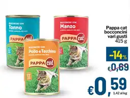 Qui Discount Pappa cat bocconcini offerta