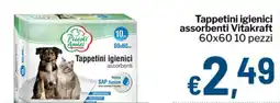 Qui Discount Tappetini igienici assorbenti Vitakraft offerta
