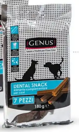 Qui Discount Dental snack Genus offerta