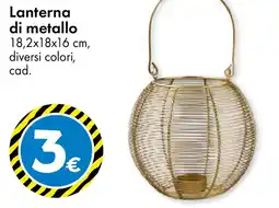 Tedi Lanterna di metallo offerta